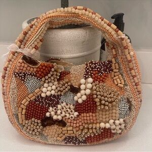 Beaded Multicolor Women’s Hobo Bag